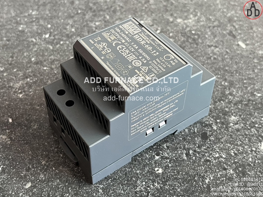 HDR-60-12 |  Power Supply / DIN Rail Power Unit (3)